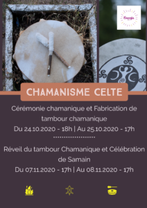 Chamanisme Celte. Cérémonie chamanique et fabrication de tambour chamanique